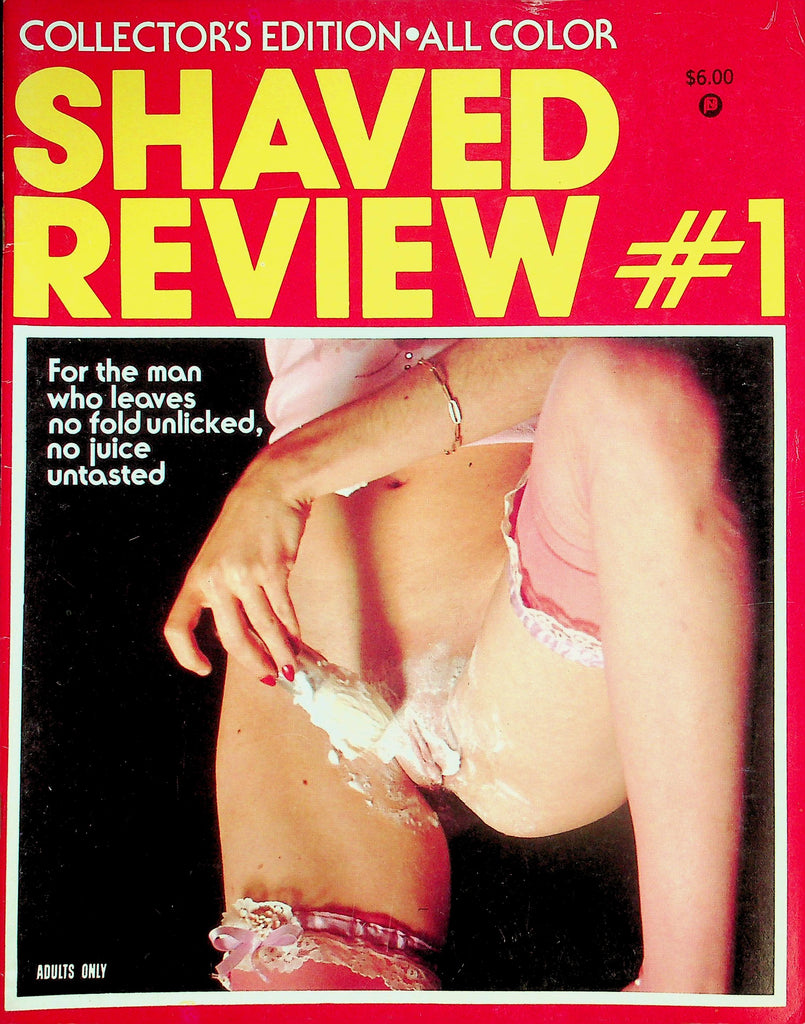 Shaved Review Magazine  Collector's Edition  Seka and More Beautiful Shaven Women  #1 1980    061426lmp-GSC