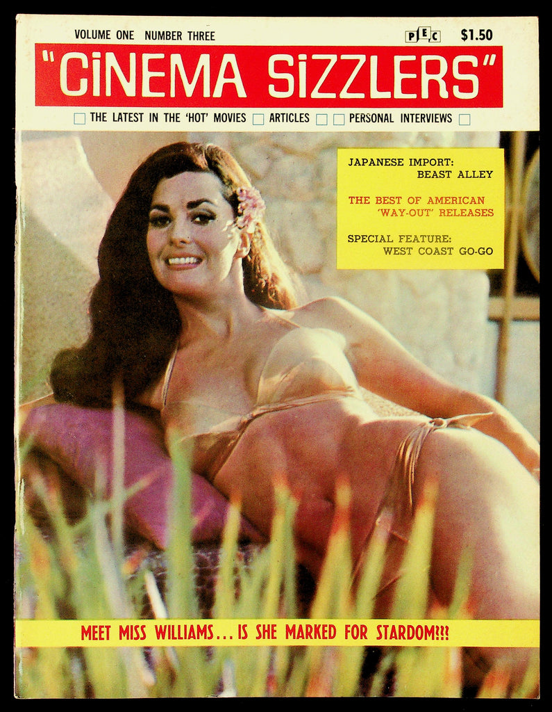 Cinema Sizzlers Adult Magazine - "Miss Williams Feature & More" Vol. 1, No. 3 / Dec. 1966 081426hrp-21