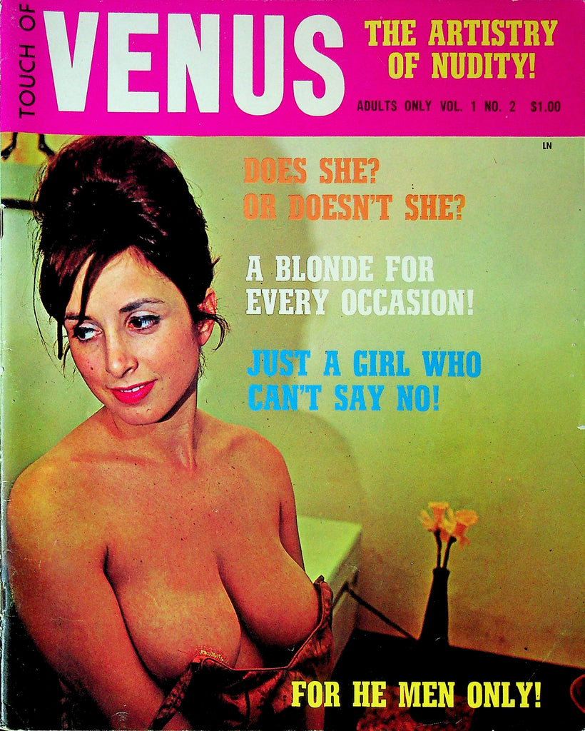 Touch Of Venus Magazine A Blonde For Every Occasion Vol.1 No.2 1962 051725RP