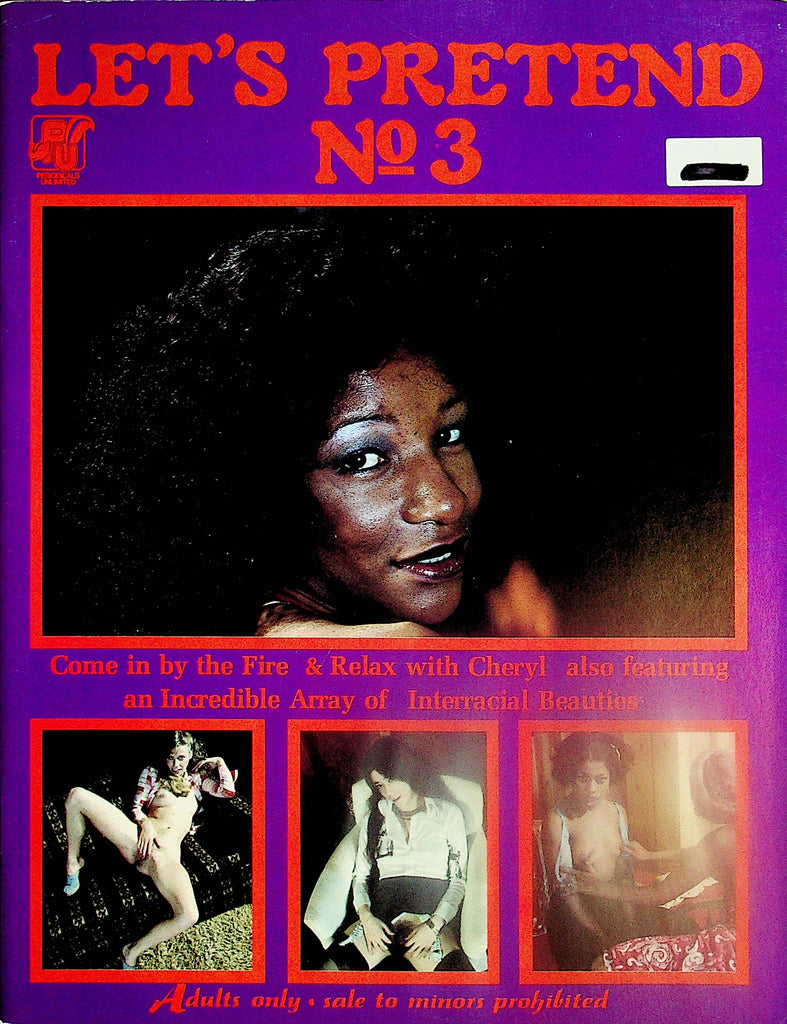 Let's Pretend Magazine   Cheryl And Incredible Array Of Interracial Beauties  #3 1970's     031324lm-p