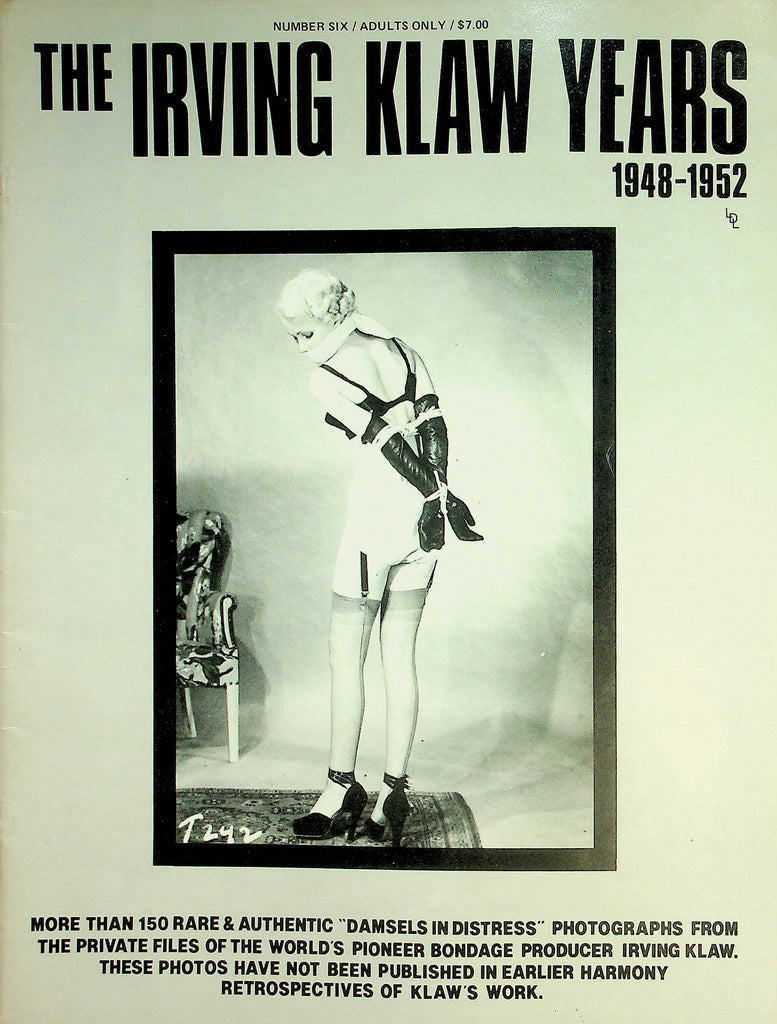 The Irving Klaw Years Bondage Magazine  150 Rare & Authentic Photos  #6  1982  London Enterprises   061326lmp-GSC
