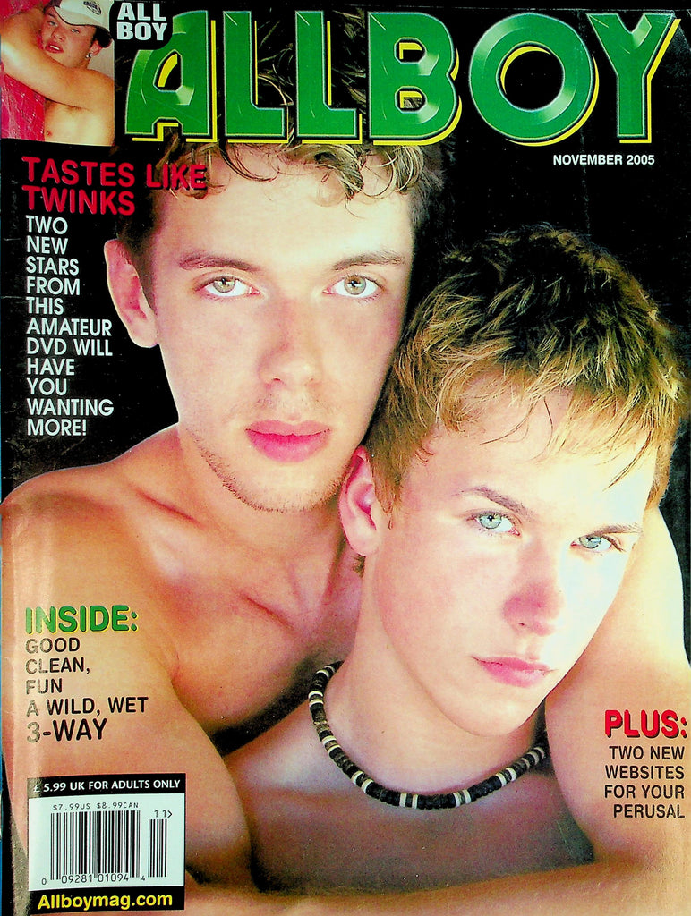 Allboy Gay 18+ Magazine Cover Guys Jesse & Blaine  November 2005    102726lmp2-GSC
