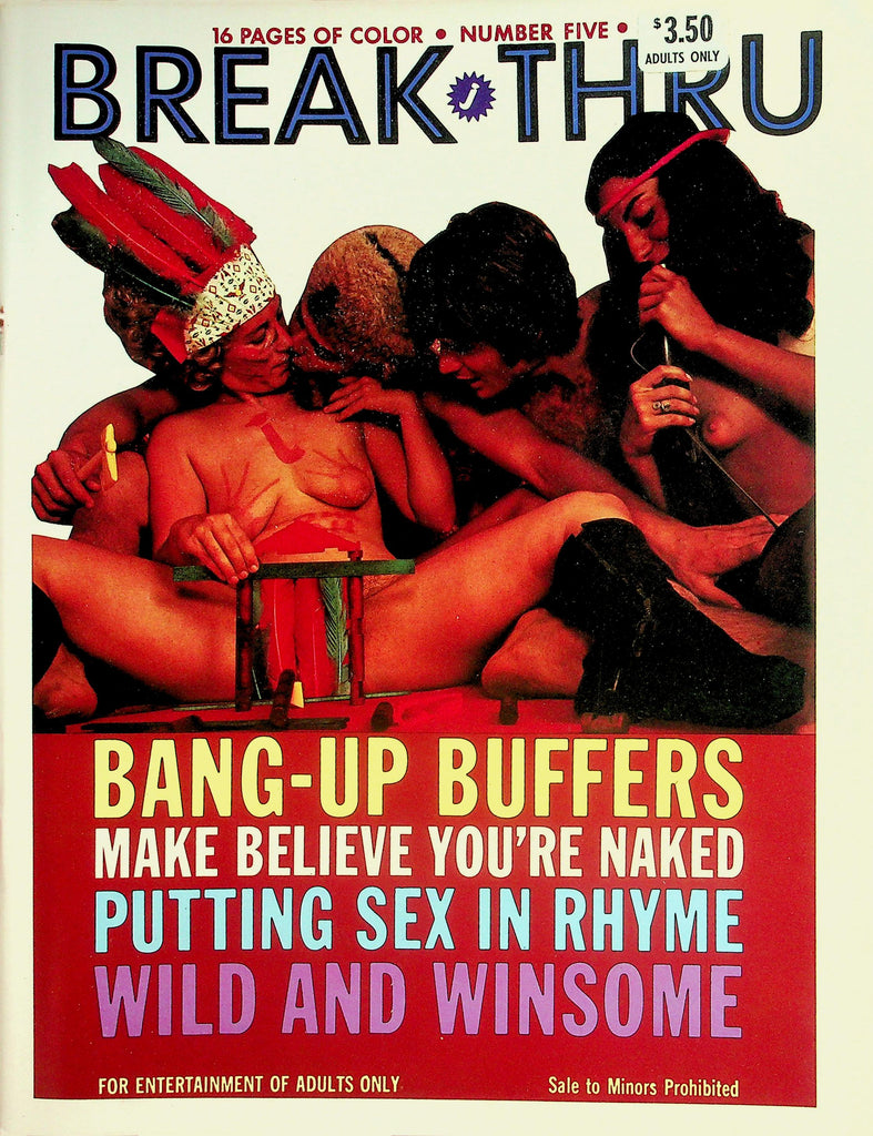 Break Thru Nudist Magazine  Flesh Games For Jaybirds / Wild And Winsome  #5  1970  072826lmp-gsc