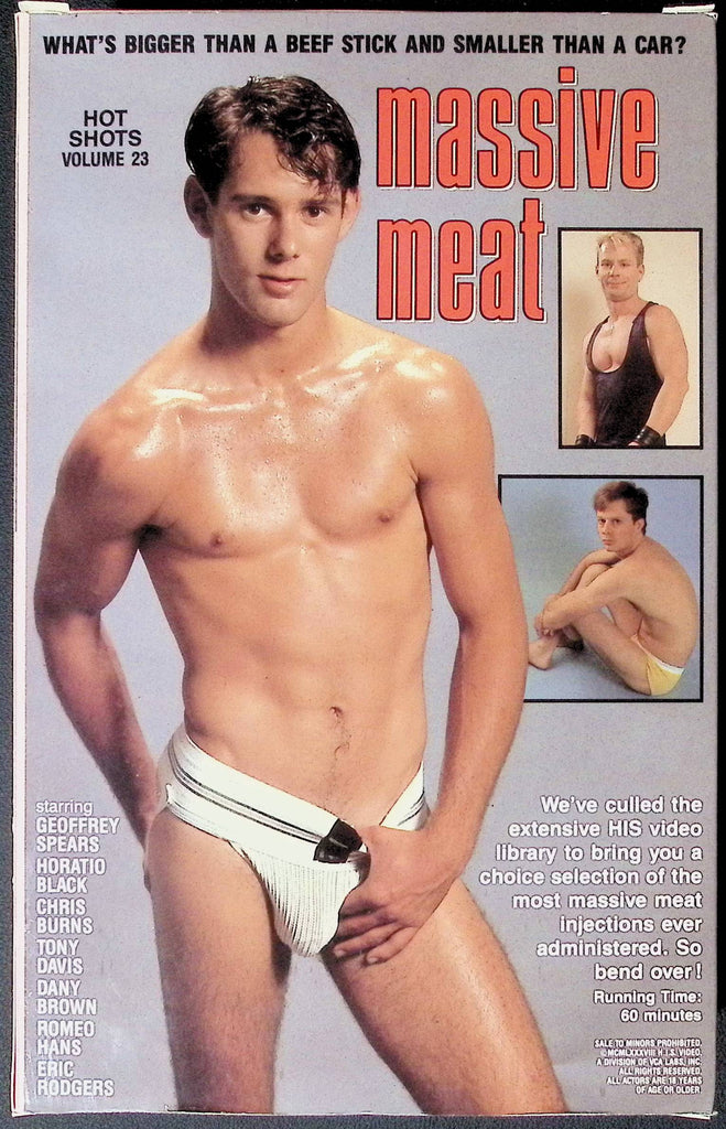 Massive Meat Volume 23 His Video, A Division Of Vca Labs, Inc. Gay VHS 1995 100324JKVHS