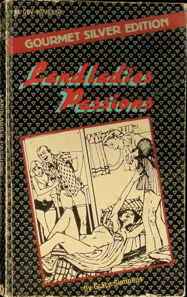 Landladies Passions by Grace Simmons Gourmet Silver Edition GSV-107 1984 Adult Paperback Novel 082925AMP