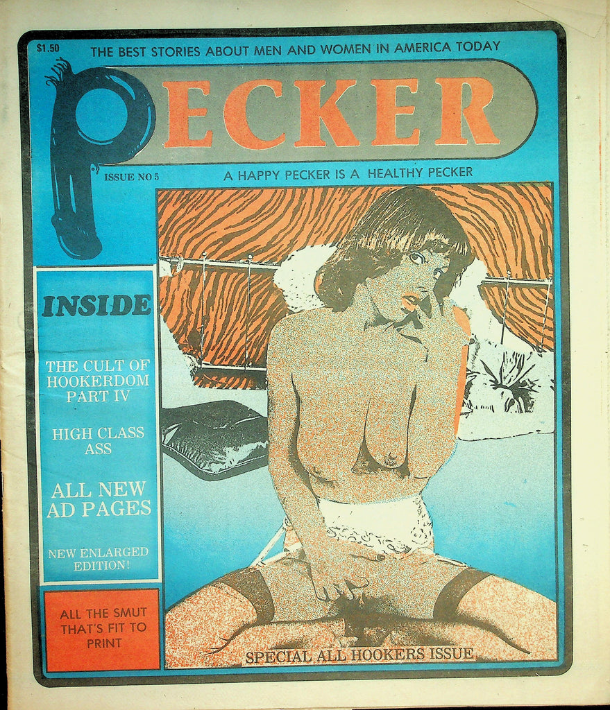 Pecker Adult Newspaper  Special All Hookers Issue  #5  1980's   090726lmp-GSC