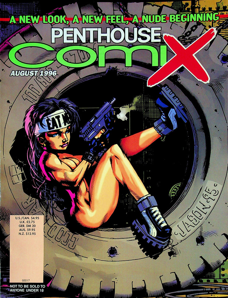 Penthouse Comix Magazine Miss Adventure August 1996 071025RP-