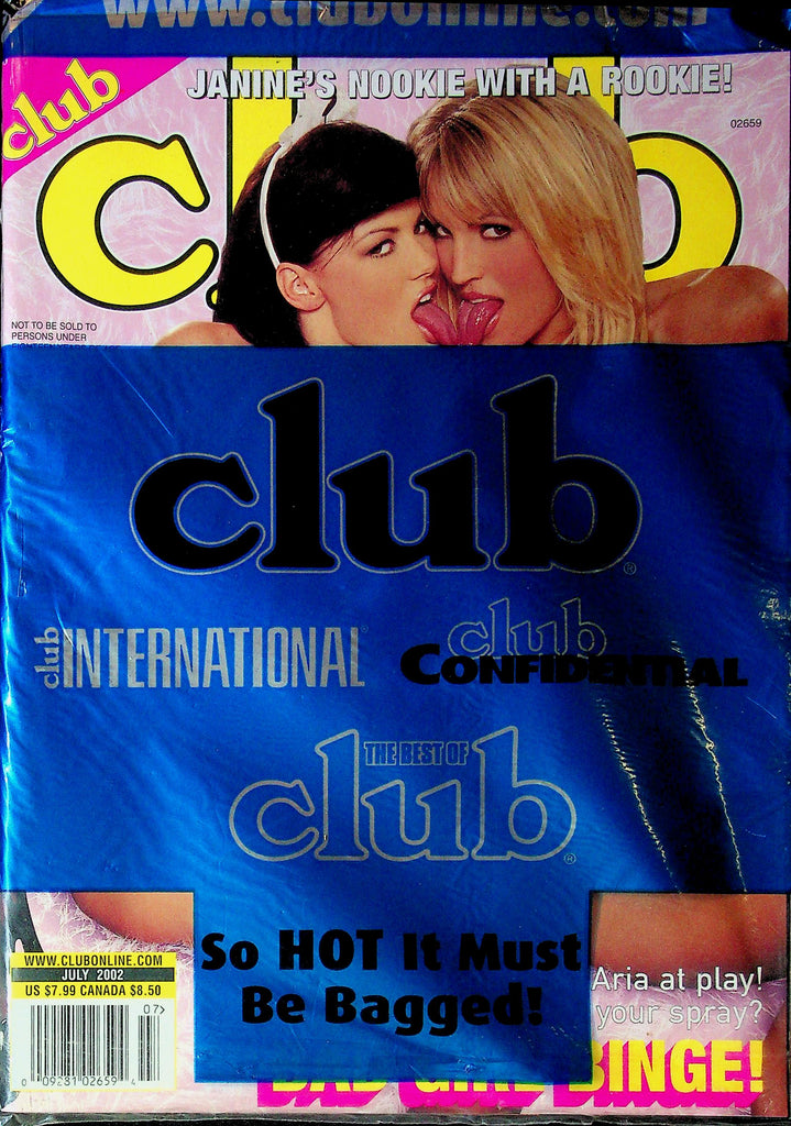 Club Magazine Ft. Aria July 2002 SEALED 052025RP