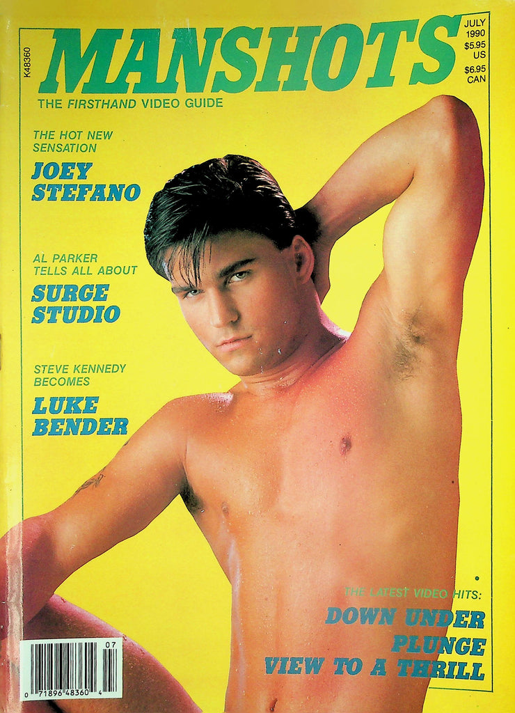 Manshots Gay Magazine   Cover Guy Joey Stefano  July 1990   052526lmp-GSC