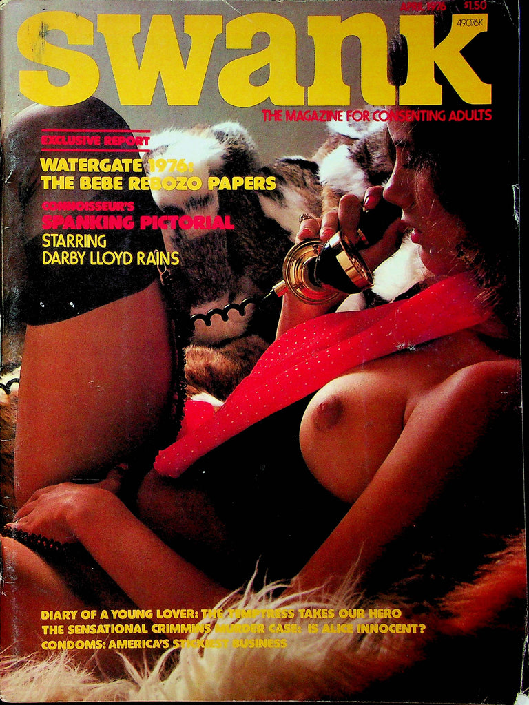 Swank Magazine Darby Lloyd Rains April 1976 071723RP