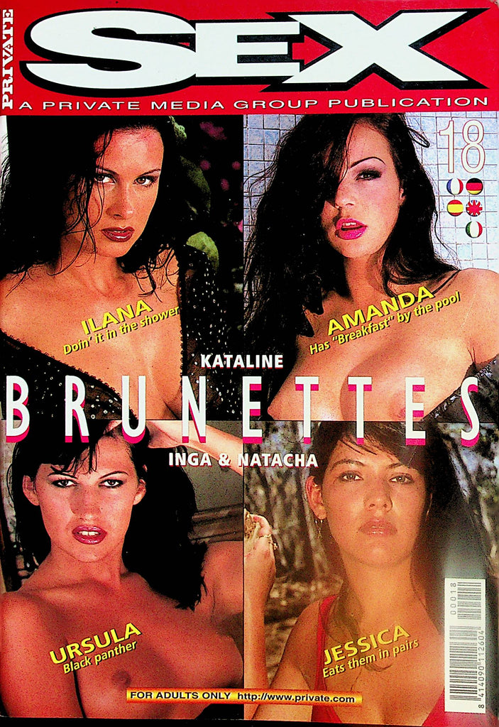 Sex International Digest  Brunettes: Ursula, Jessica & More!  #18  1995  by Private  021325lm-p