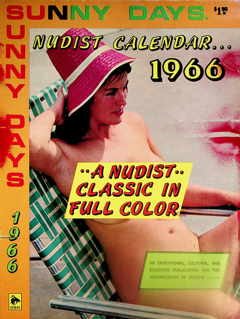 Sunny Days 1966 Nudist Calendar     052524lm-p