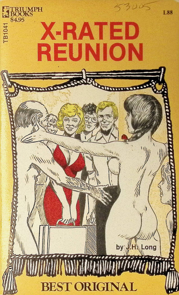 X-Rated Reunion by JH Long TB1041 1970s Best Original Greenleaf Classics Triumph Books Press Adult Paperback Novel 071625AMP