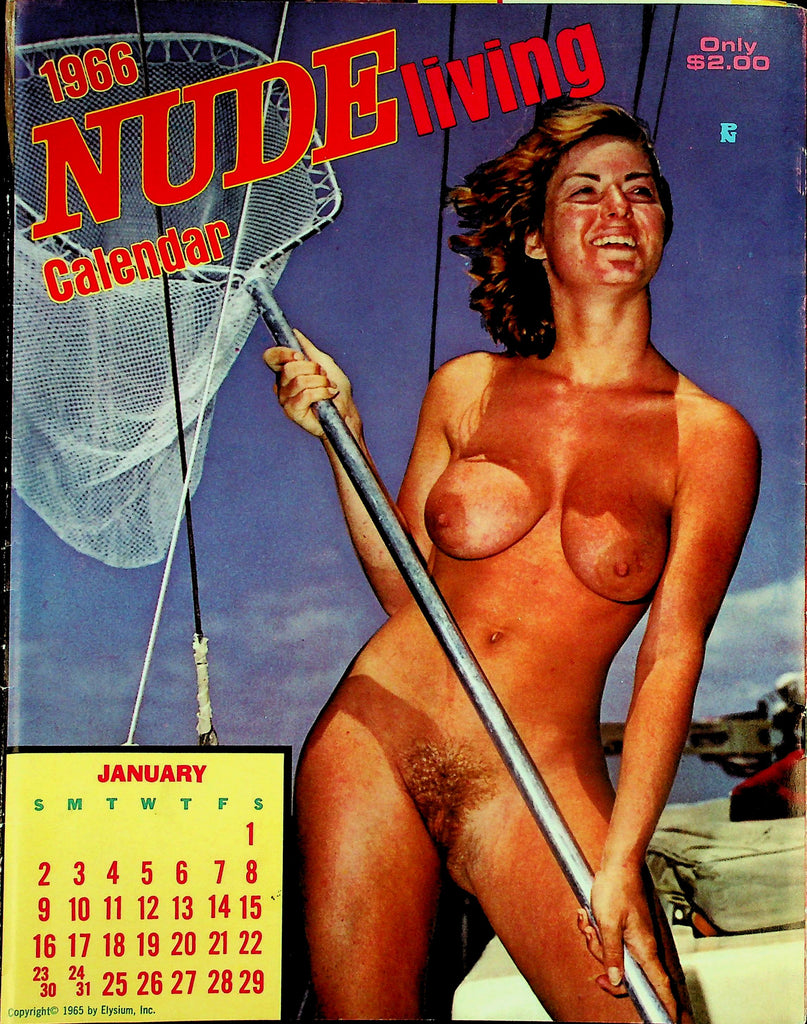 1966 Nude Living Large Nudist Wall Calendar  by Elysium    063026lmp-GSC