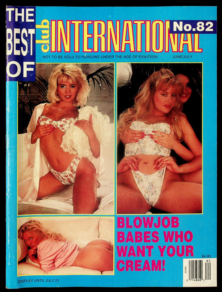 The Best Of Club International Adult Magazine #82 June/July 1993 091026HRP-46