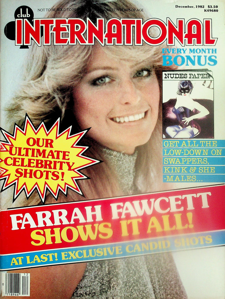 Club International Magazine  Farrah Fawcett  December 1982     110825lm-p