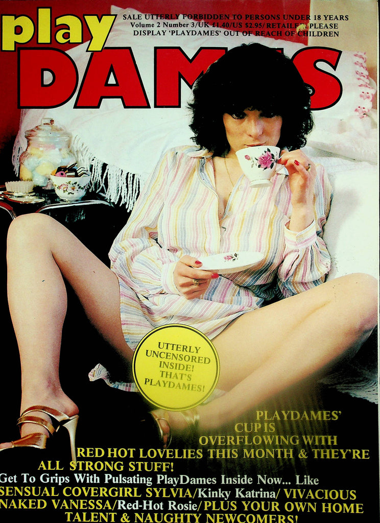 Play Dames Magazine  Sensual Covergirl Sylvia  vol.2 #3 1981    091125lm-p
