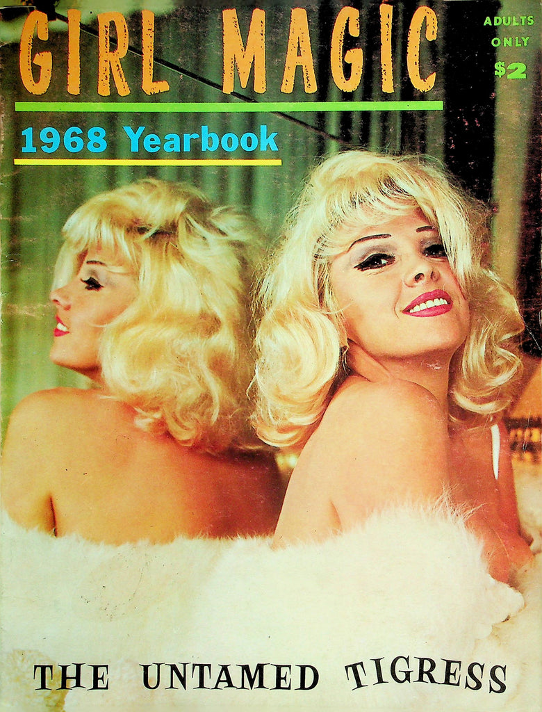 Girl Magic 1968 Yearbook Magazine  The Untamed Tigress - Nature Girl , Girl on The Golden Couch    060126lmp-GSC