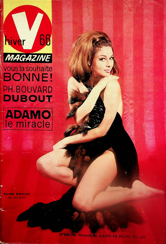 V Adult Comic French International Vintage Magazine  Reine Rohan  #581  1966  091725lm-p