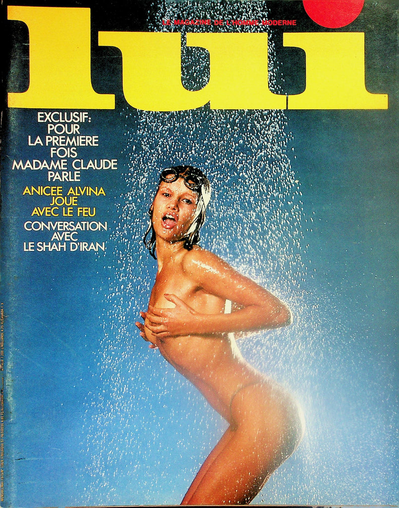 Lui French International Magazine  Centerfold Girl Irenee/ Madame Claude Parle  #136  May 1975    111725lm-p