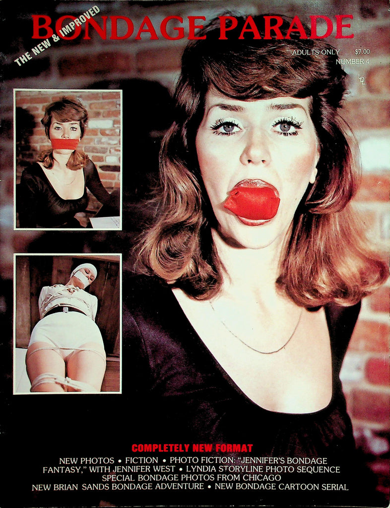 Bondage Parade Magazine   Covergirl Jennifer West  #4  July 1981  London Enterprises   033026lmp