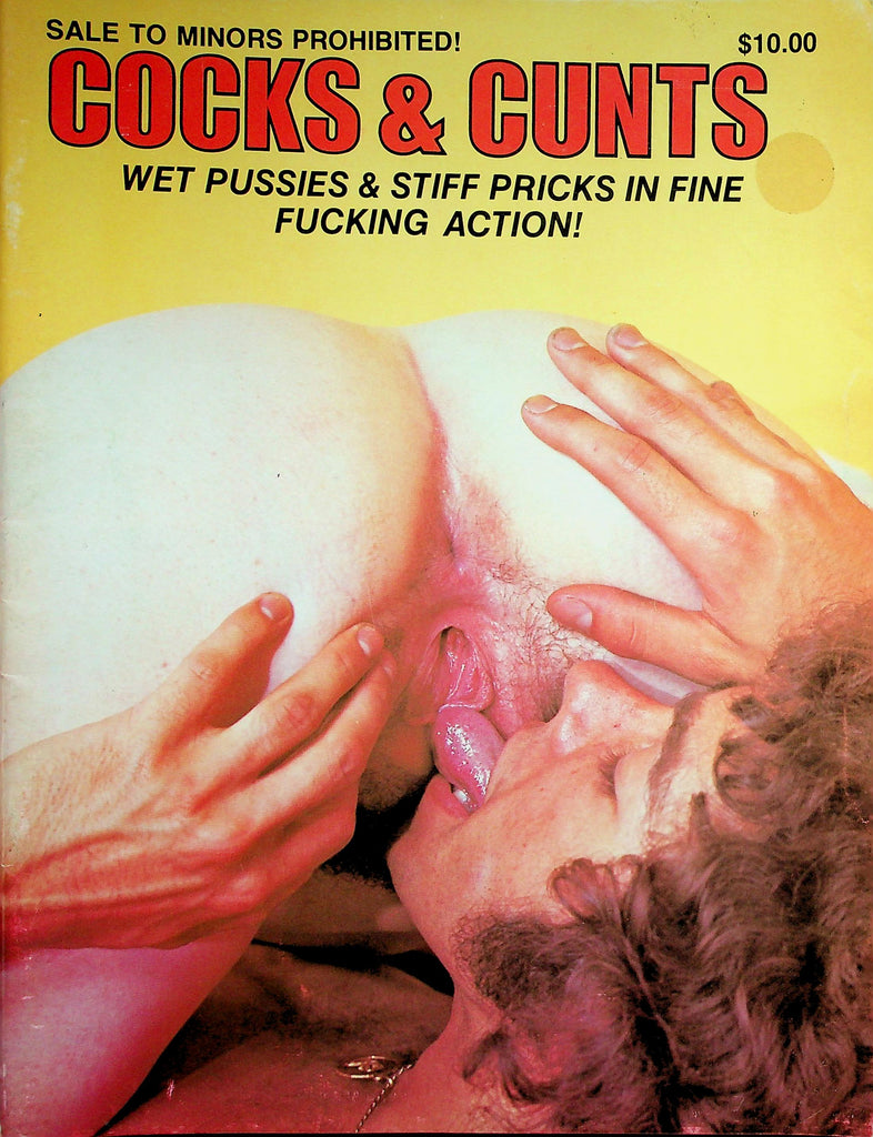 Cocks & Cunts Magazine  Wet Pussies & Stiff Pricks In Fucking Action  1970's    061826lmp-GSC
