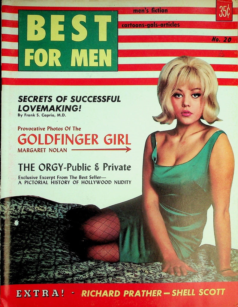 Best For Men Magazine   Goldfinger Girl Margaret Nolan    #20  1965  040926lmp