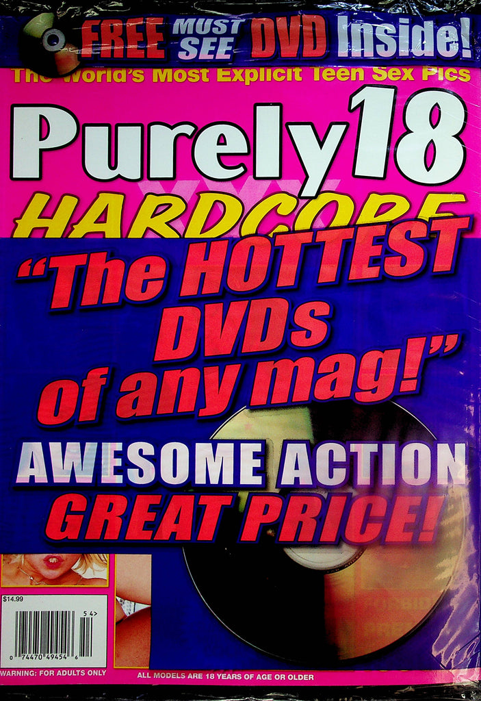 Purely 18 Hardcore Magazine  w/DVD new/sealed   113024lm-p