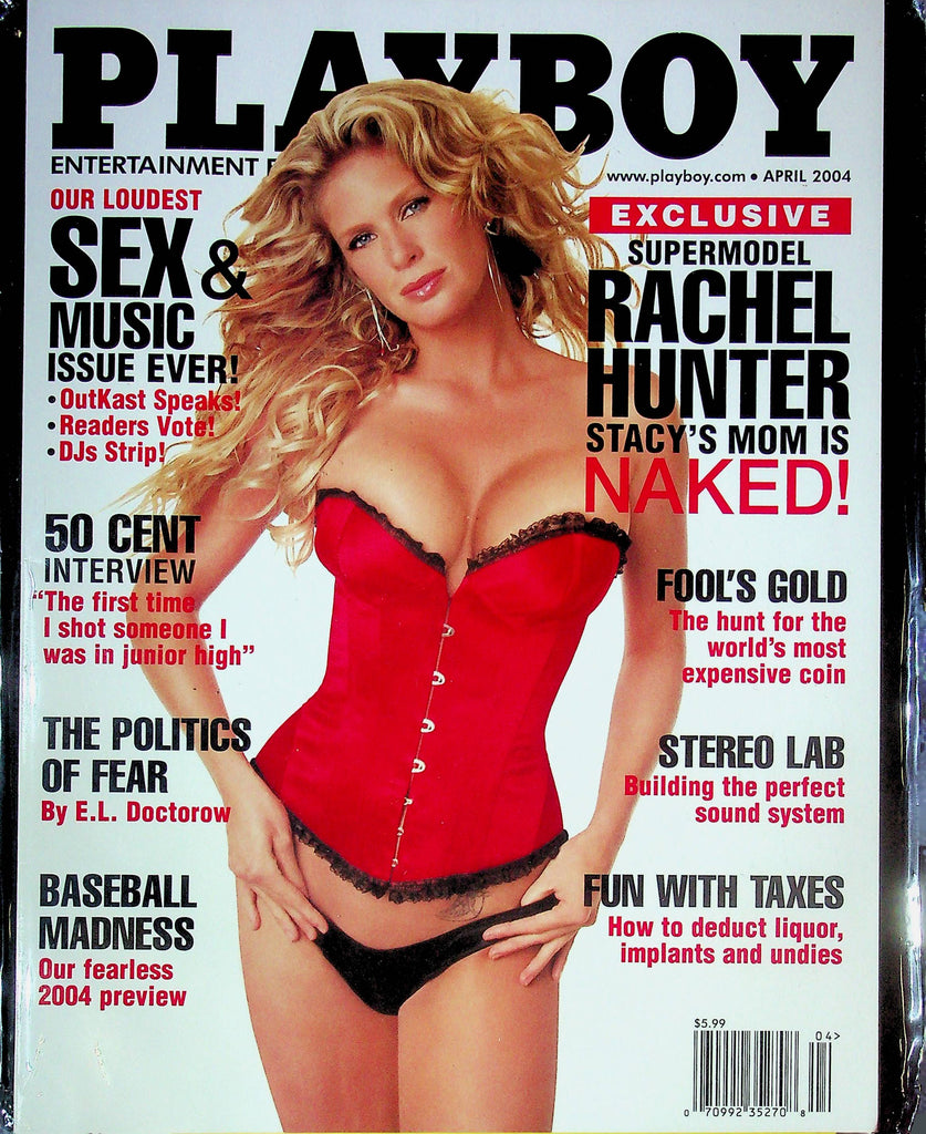 Playboy Magazine Sex & Music Issue Rachel Hunter April 2004 122724RP