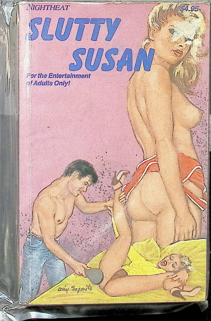 Slutty Susan NT-127 1990s Night Heat Star Distributors Adult Erotic Paperback Novel-071524AMP