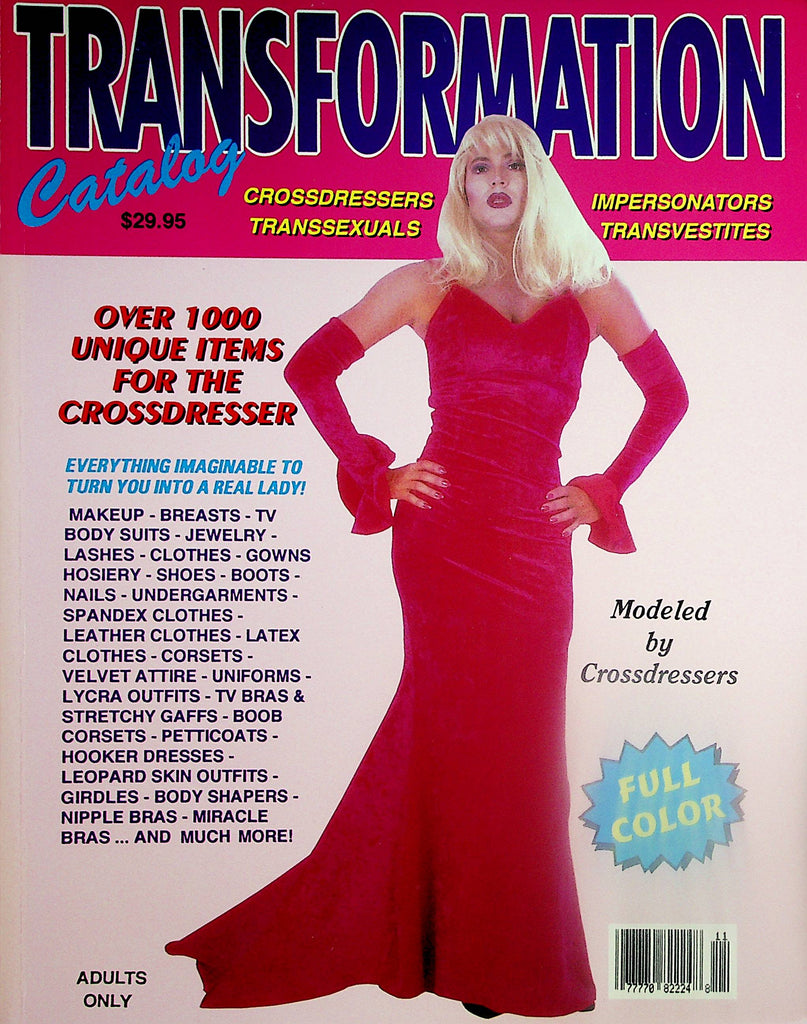 Transformation She-Male Catalog  100's Of Items For Crossdressers   1990's  081024lm-p