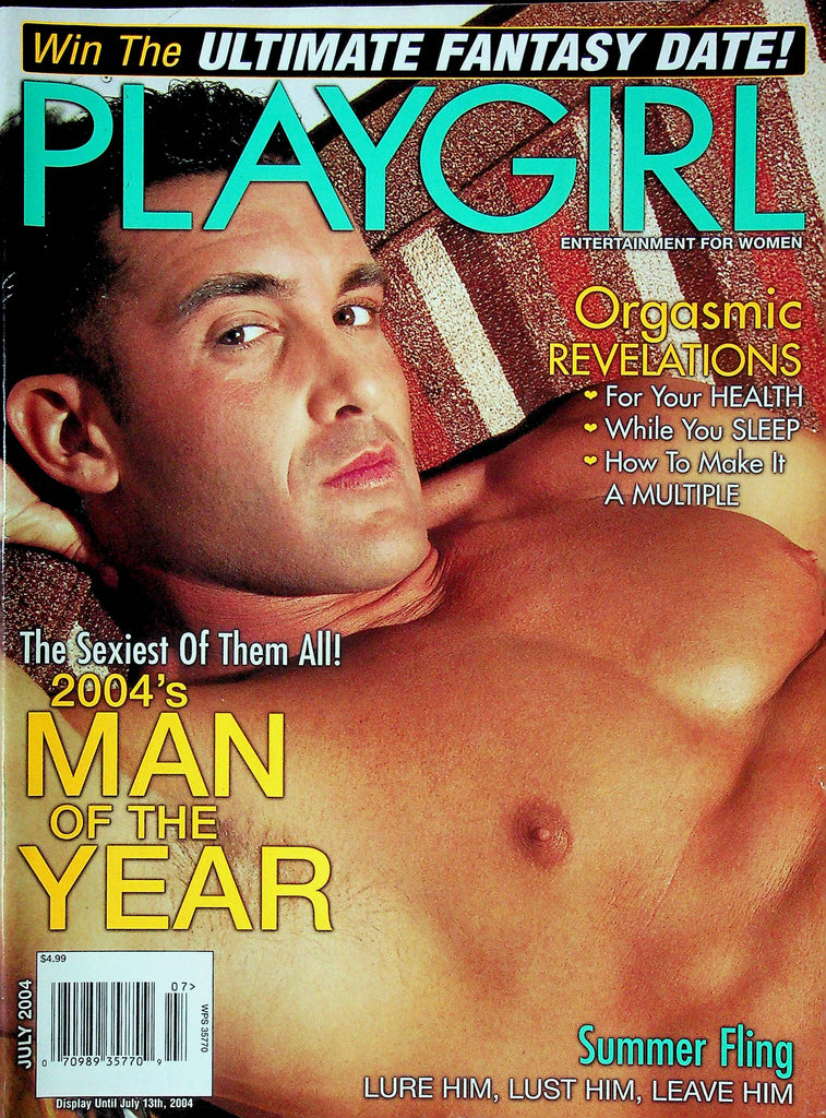 Playgirl Gay Magazine Man Of The Year July 2004 061424RP