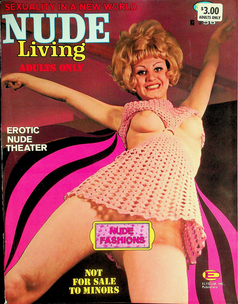 Nude Living Nudist Magazine  Erotic Nude Theater / Nude Fashions  #56 1969    072926lmp-GSC