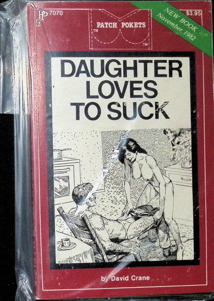 Step-Daughters Love to Suck by David Crane November 1982 Pokets Book Greenleaf Classics Adult Novel-042324AMP
