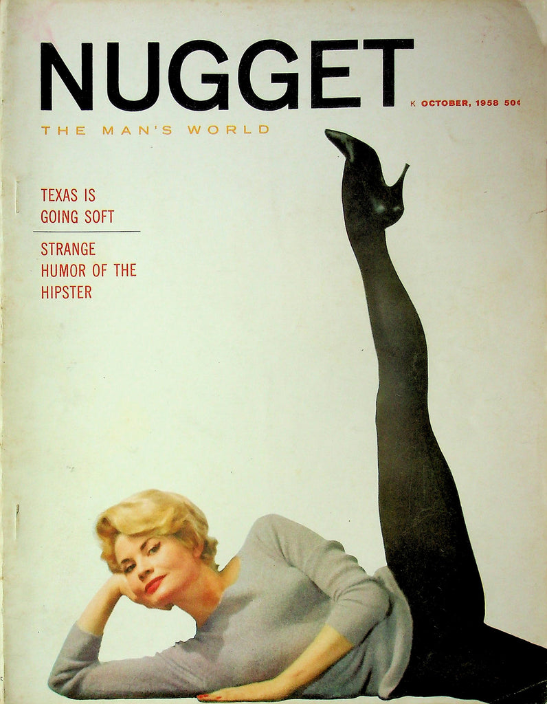 Nugget Magazine Texas Is Going Soft October 1958 101425RP-
