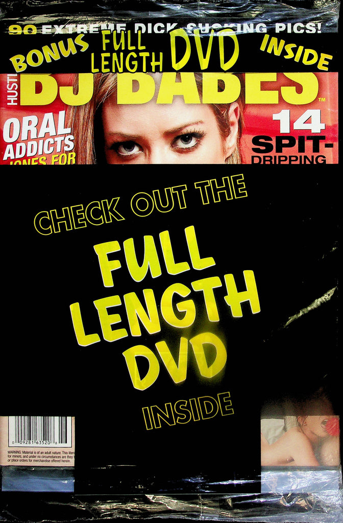 Hustler BJ Babes  Magazine  Oral Addicts  w/DVD  new/sealed    052625lm-p