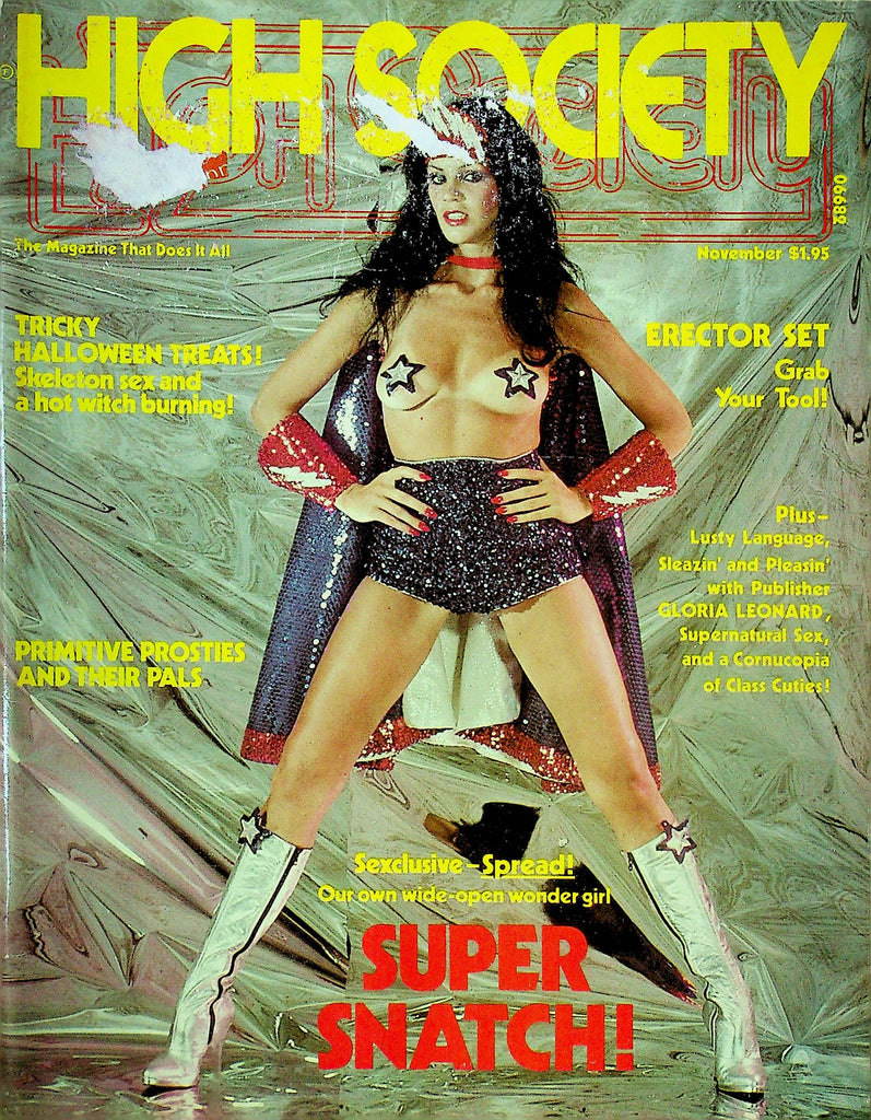 High Society Magazine Halloween Issue November 1977 101424RP2