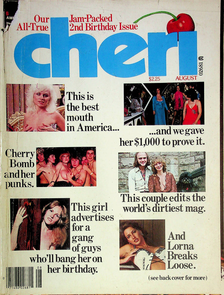 Cheri Magazine Jam Packed 2nd Birthday Issue August 1978 032924RP