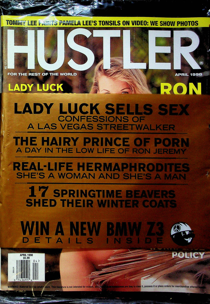 Hustler Magazine Lady Luck & Ron Jeremy April 1998 SEALED 051123RP