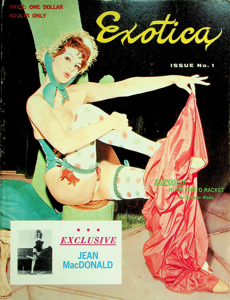 Exotica Magazine  Covergirl Lila Marais  Featuring: Jean MacDonald   #1 1960's   092926lmp-GSC (Copy)