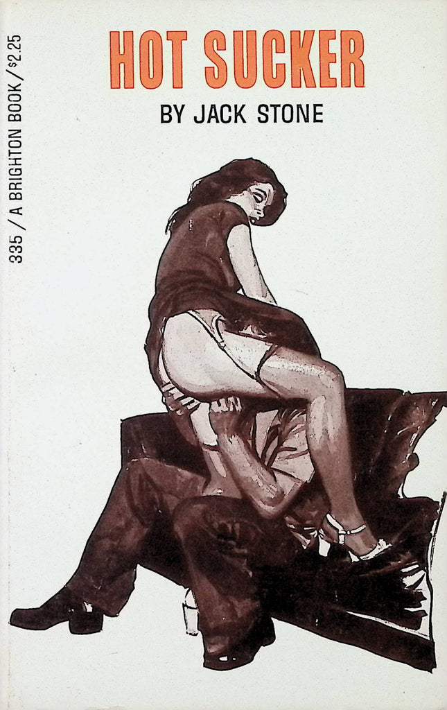 Hot Sucker by Jack Stone 1977 335 Brighton Book Adult Erotic Paperback Novel-060324AMP