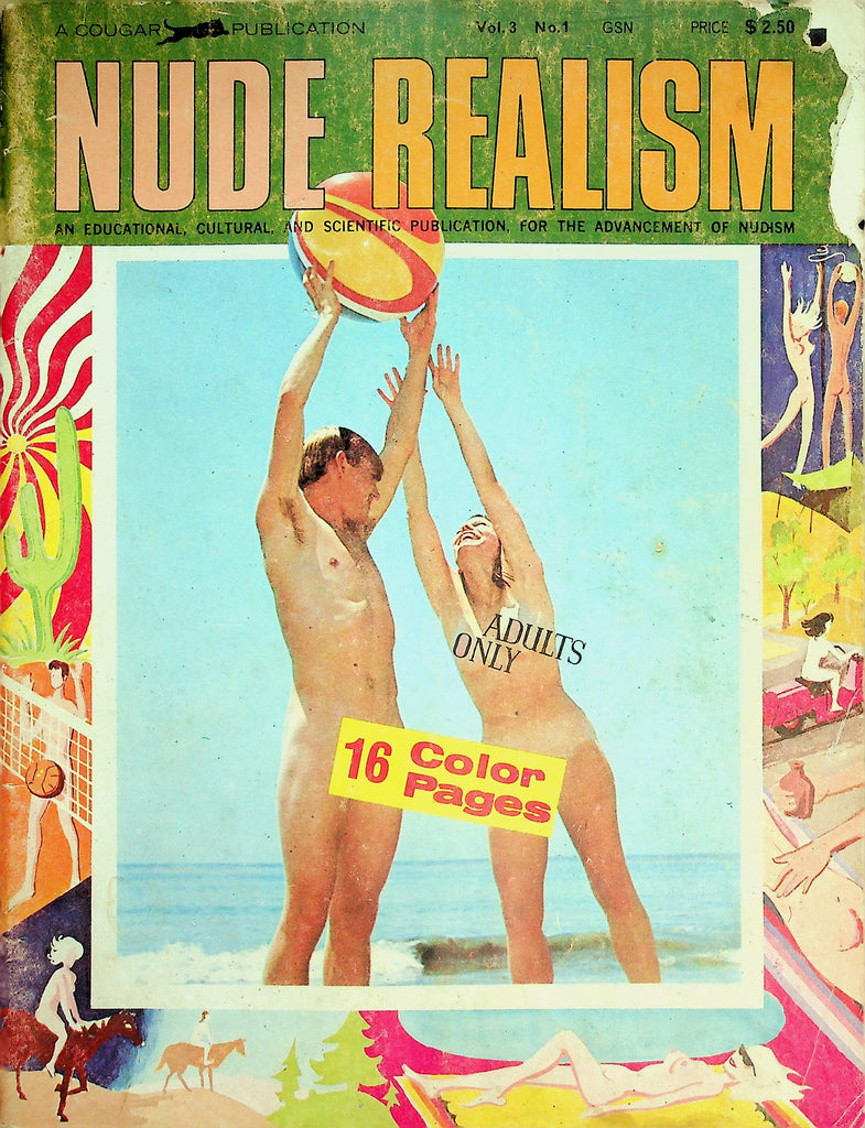 Nude Realism Nudist Magazine  Sex Education And Nudism  vol.3 #1  1967    072226lmp-GSC