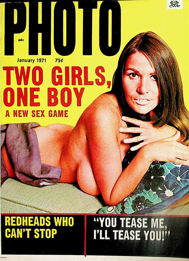 Photo Digest Magazine  Covergirl Uschi Digard  January 1971   120824lm-p