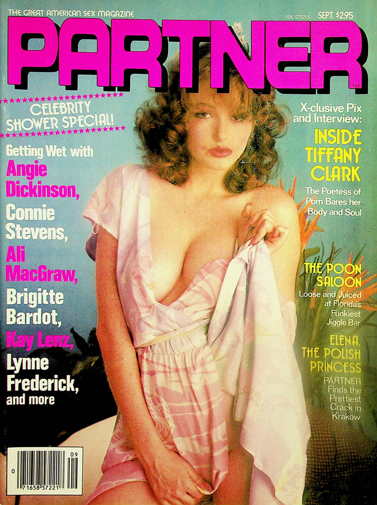 Partner Magazine  Tiffany Clark / Angie Dickinson, Brigitte Bardot  September 1981   042424lm-p