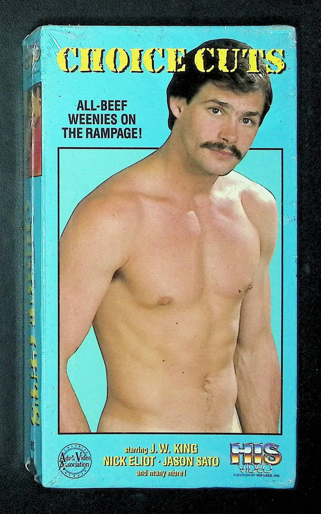 Choice Cuts HIS Video Gay VHS 1990 J.W. King Nick Eliot 040825DMVHS2