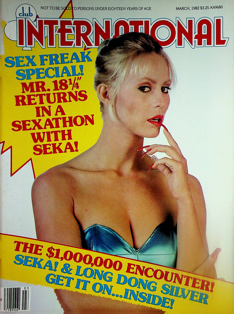 Club International Magazine  Seka & Long Dong Silver Get It On!  March 1982    Paul Raymond      030124lm-p