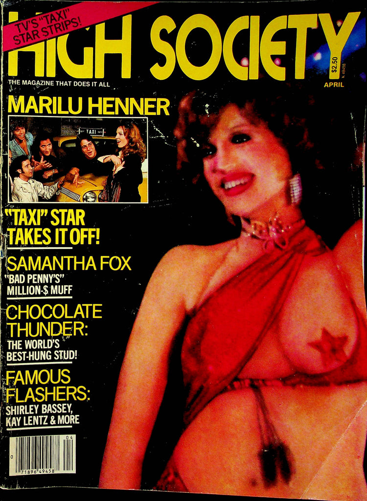 High Society Magazine Marilu Henner & Samantha Fox April 1980 051723RP