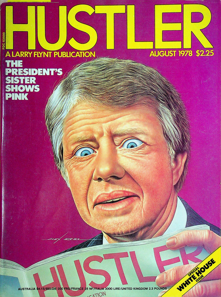 Hustler Magazine Jimmy Carter White House Issue August 1978 031225RP