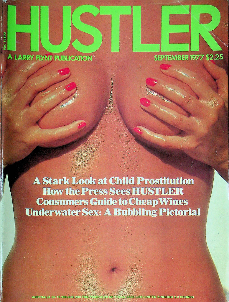 Hustler Magazine Guide To Cheap Wines September 1977 011925RP
