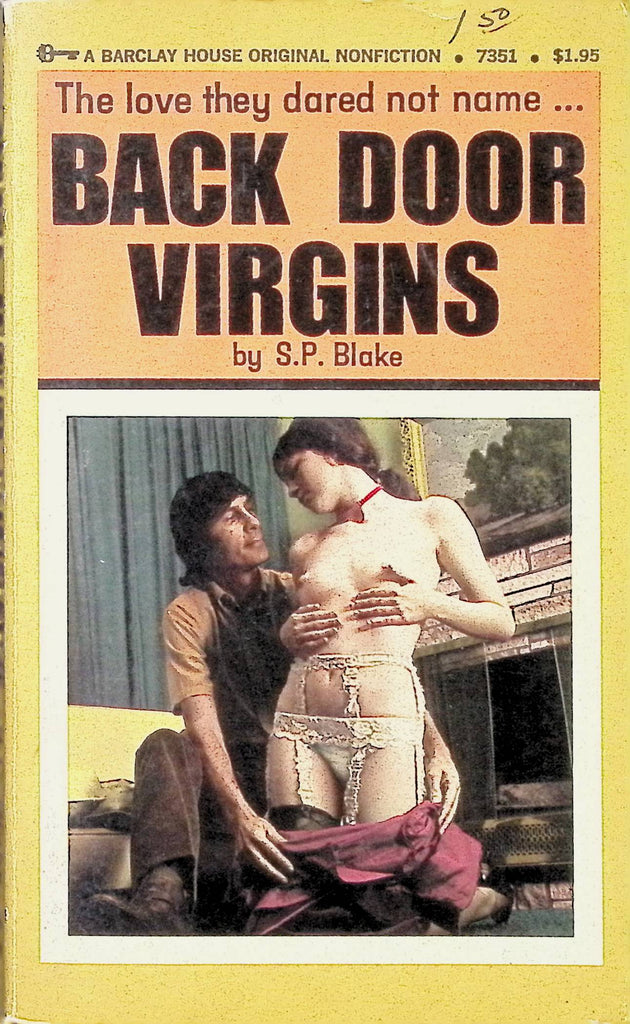 Back Door Virgins by SP Blake 7351 1973 Barclay House Book Adult Erotic Paperback Novel-052824AMP